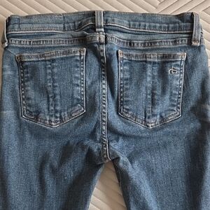 Rag And Bone Slim-Fit Women's Skinny Jeans in Medium Blue Denim